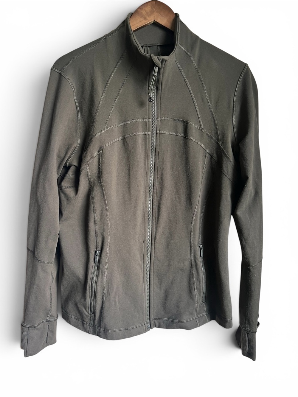 Lululemon Define Jacket Green Women's Lightweight Full Zip Size 14 - Picture 1 of 9